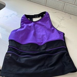 Speedo Swim top Purple and Black